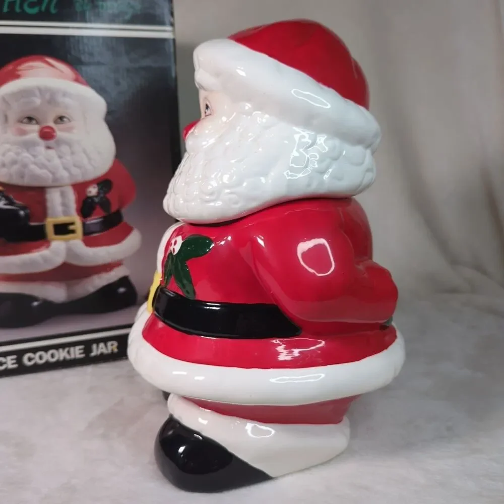 Santa Claus Ceramic Cookie Jar 11